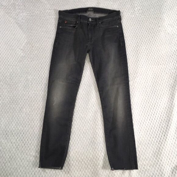 Hudson Jeans, Krista Super Skinny, gray, size 28. Raw hem, factory fading, EUC - Picture 3 of 11